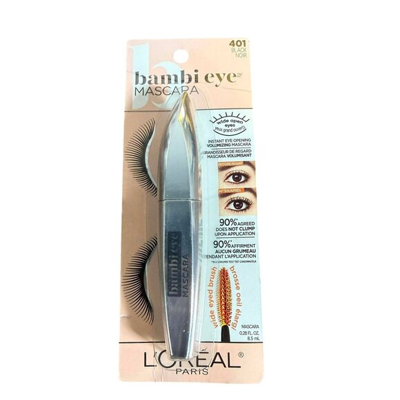 L'Oreal Paris Bambi Eye Lasting Volume Lengthening and Curling Mascara 0.28fl oz - Picture 2 of 7